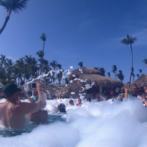 República Dominicana - Punta Cana - Grand Palladium Bávaro - Festa da espuma