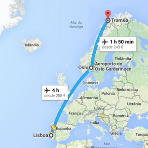 Lisboa Para Tromso