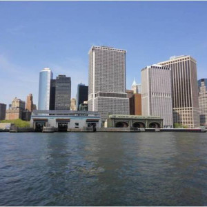 Vista de downtown a partir do barco