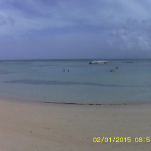A praia