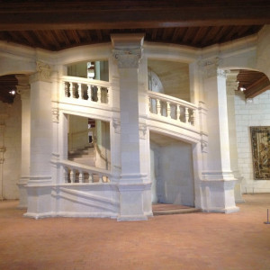 Castelo de Chambord (escadaria em dupla hélice)