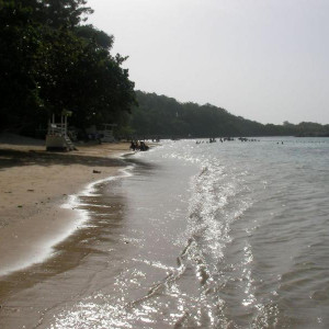 Praia incluída no Dunn's River Falls