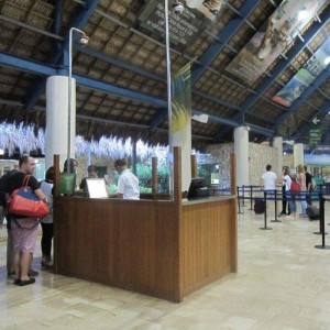 Chegada ao aeroporto (muito pitoresco)