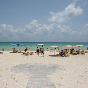 Praia do hotel