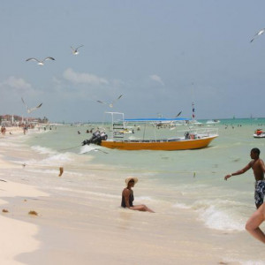 Praia do hotel