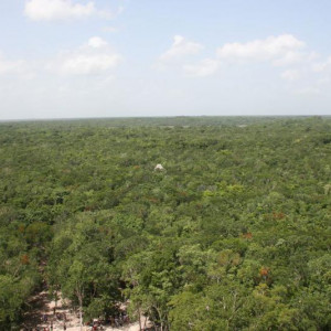 Vista no alto de Coba