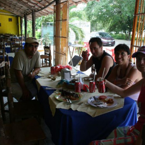 Almoço com sr. Espinoza