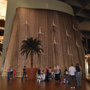 Dubai Mall Waterfall
