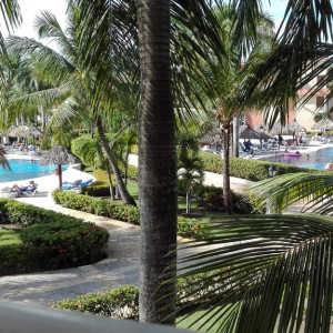 A vista do quarto