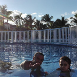 Zona da piscina para os mais pequenos