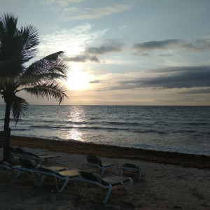 Nascer do Sol na praia