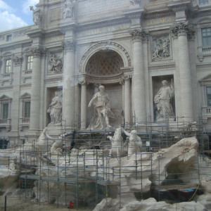 Fontana di Trevi (em manutenção) Roma