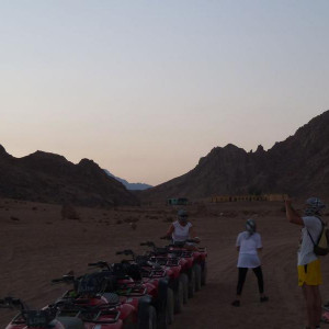 Anoitecer no Deserto