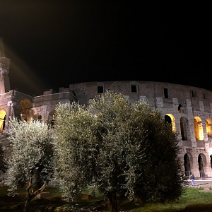 Coliseu iluminado