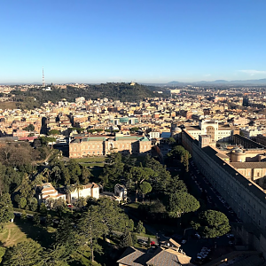 Museu do Vaticano visto da Cúpula