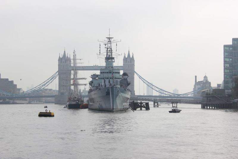 12 HMS Belfast E Tower Bridge