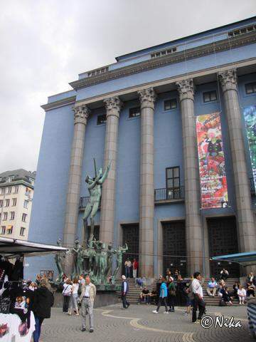 1Konsert Huset   Fonte De Orfeu(Carl Milles)   Estocolmo
