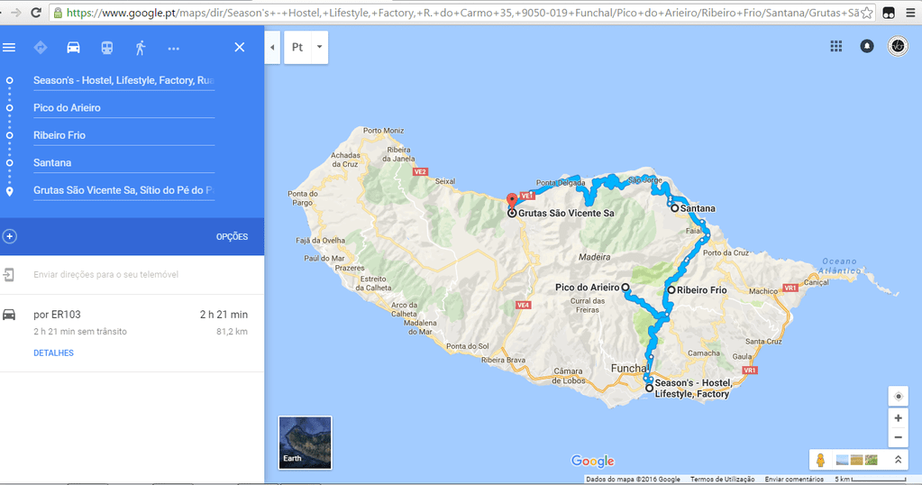 2 Dia Google Maps