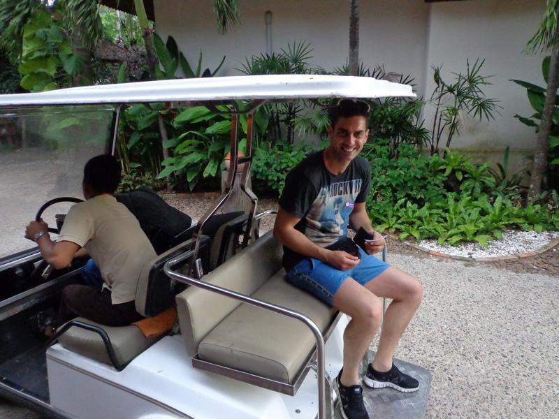 A caminho do Bungalow no Railay Bay Hotel