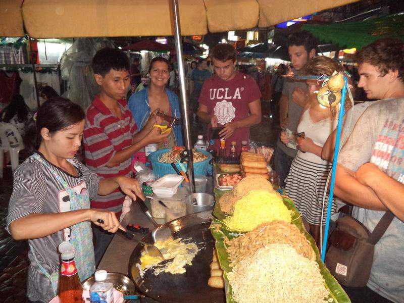 Á espera dum pad thai - Kao San Road