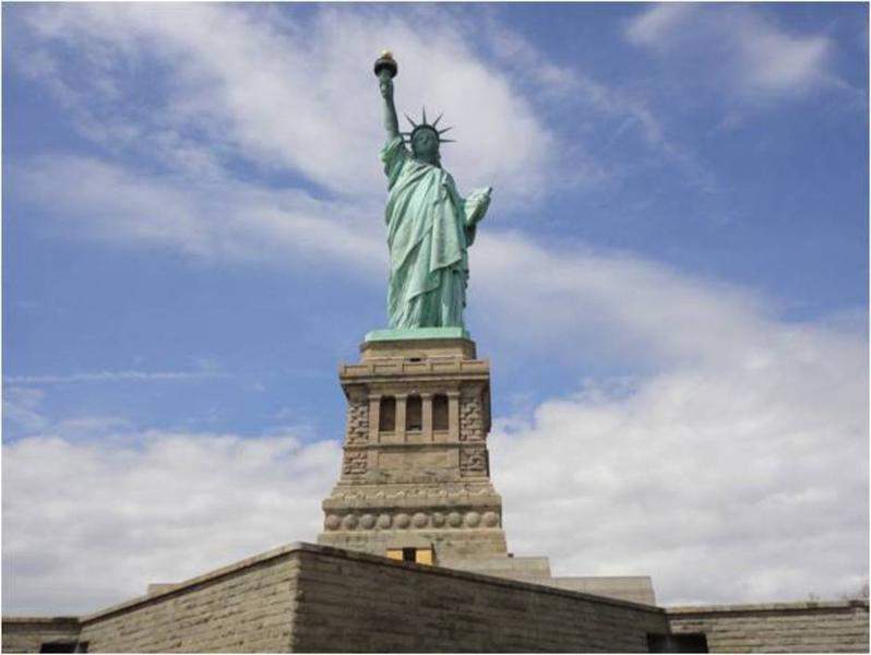 A estátua da liberdade