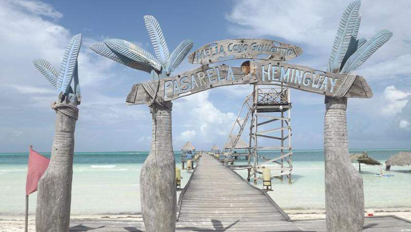 A praia no Melia cayo Guillermo