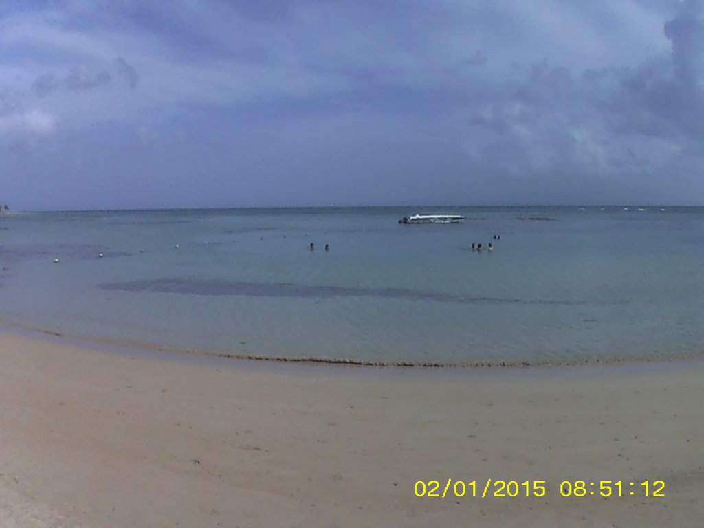 A praia