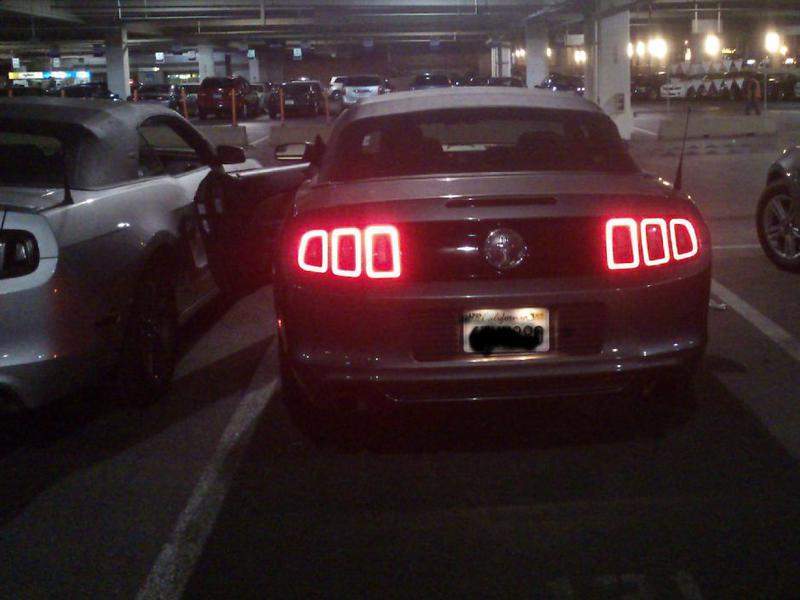 A primeira foto do Mustang