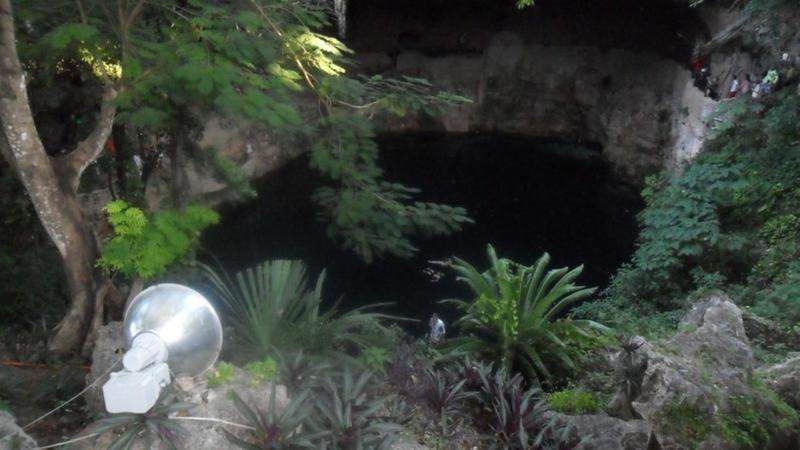 Cenote em Valladolid