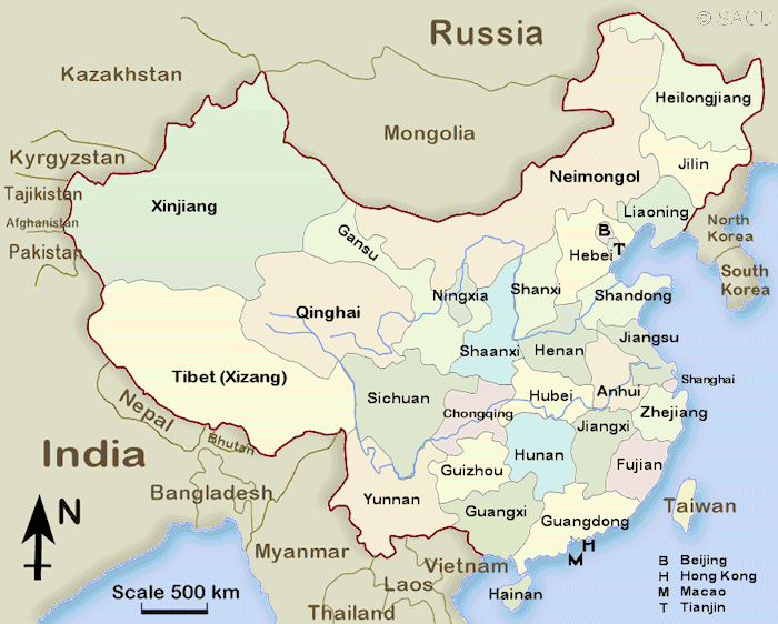 Chinese-province-level-map
