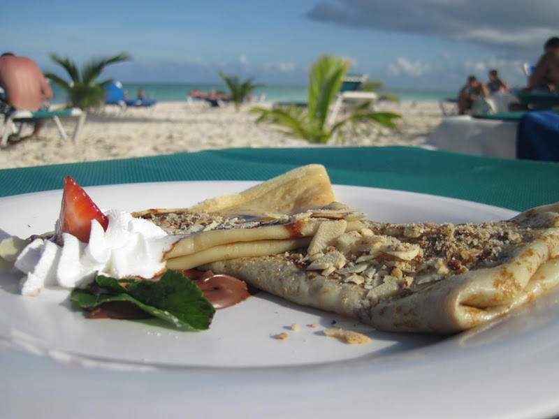 Crepe "on the beach"