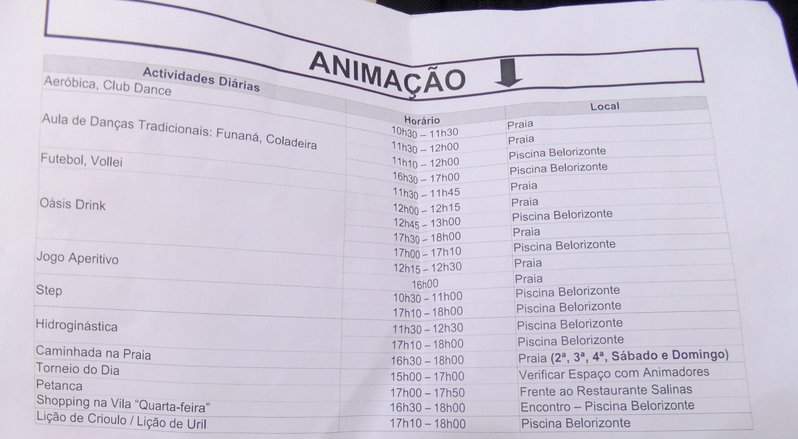 Documentos úteis do hotel4