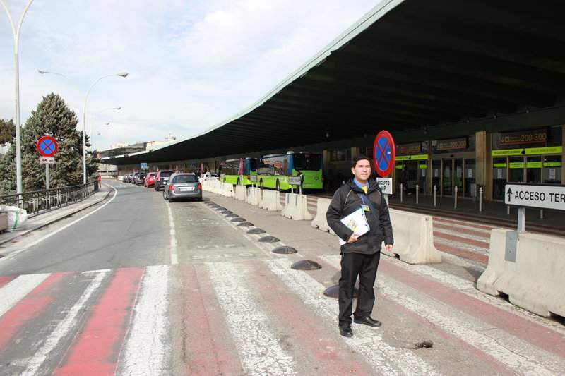 En aeropuerto Madrid