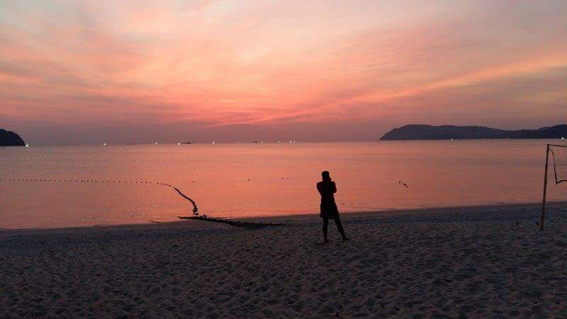 Entardecer para Langkawi
