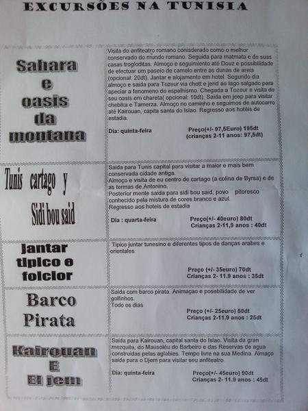 Excursões