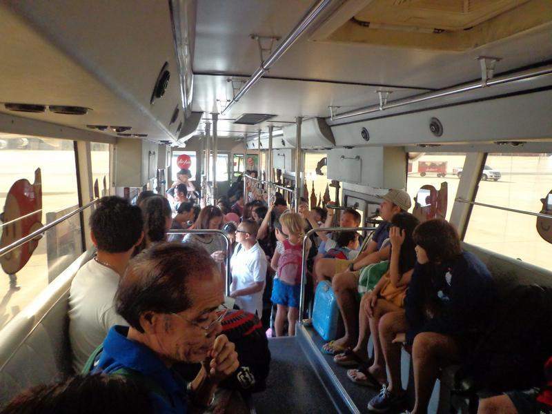 Inside Sky Train Bangkok