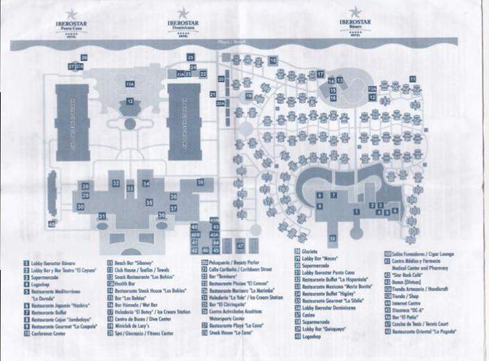 Mapa hotel