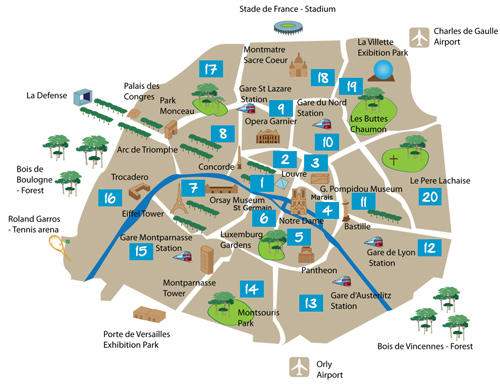 mapa Par