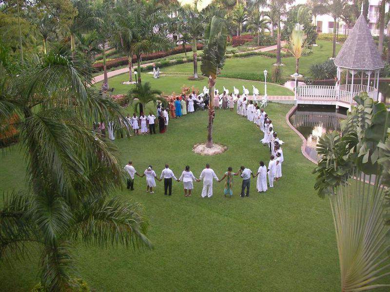Oração no Jardim do Hotel