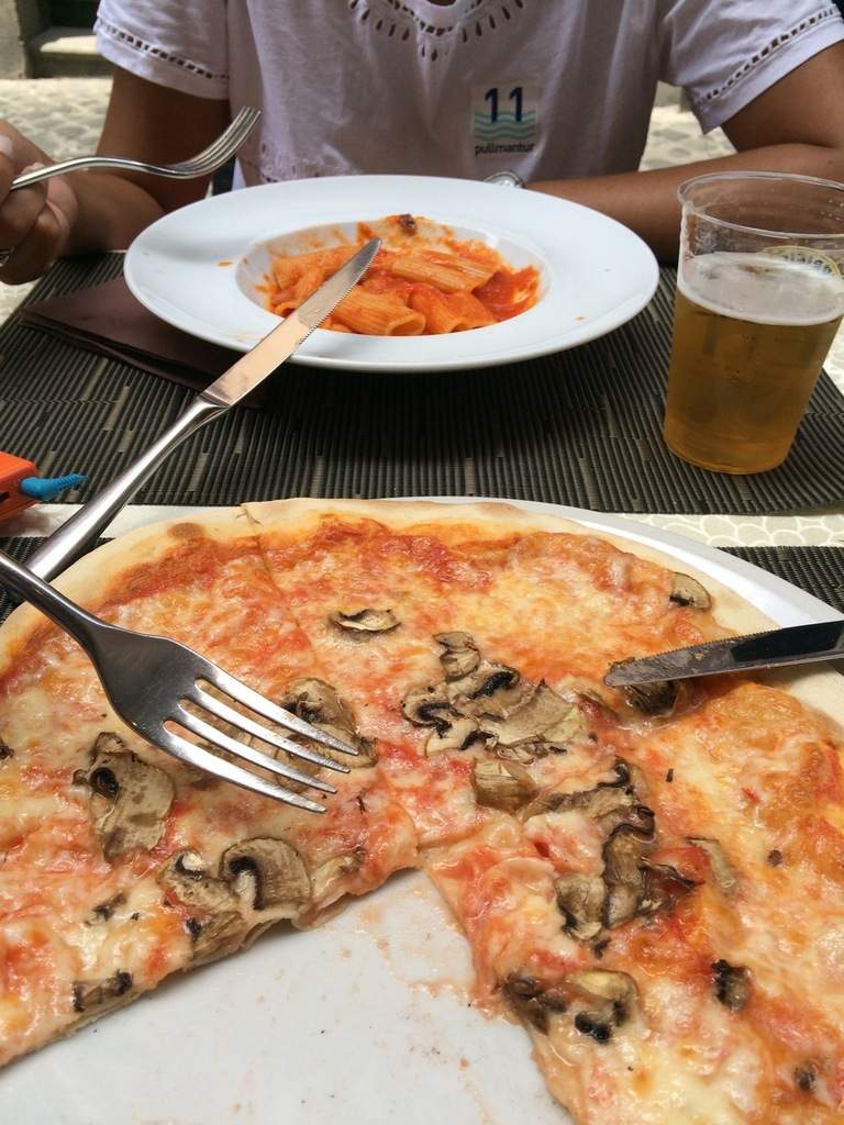 Pasta e Pizza em Roma