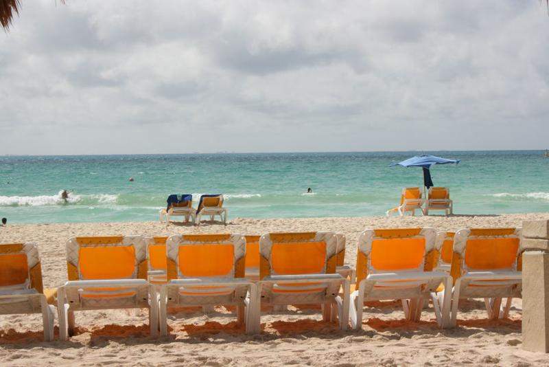 Praia do hotel