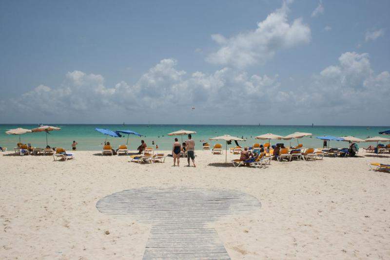 Praia do hotel