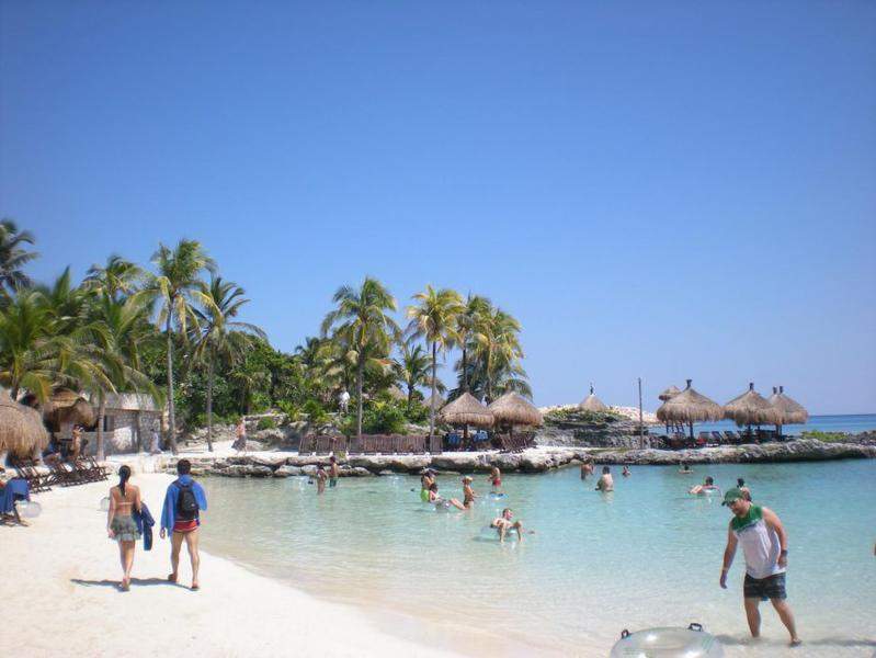 praia no xcaret