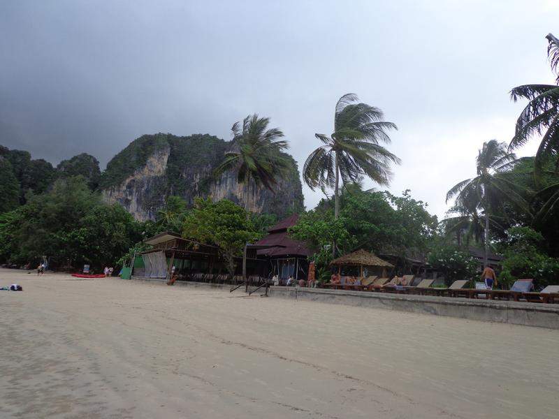 Railay o hotel visto da praia