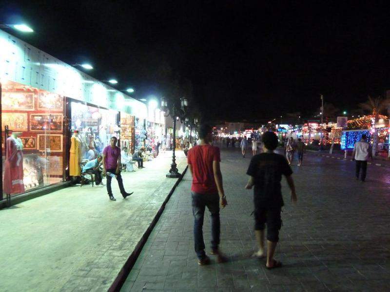 Ruas comerciais de Sharm el Sheikh