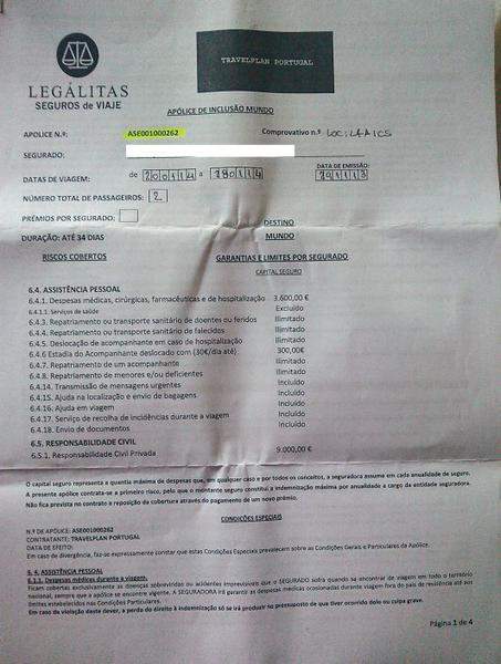 Seguro obrigatório para entrar em Cuba