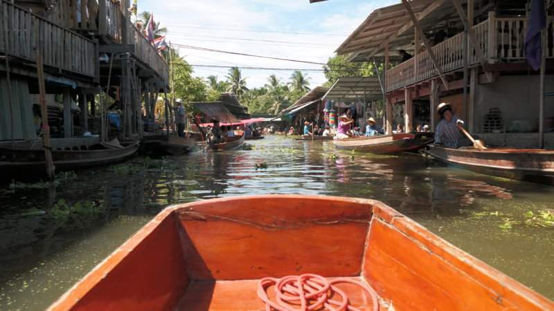Tailândia | Bangkok | Damnoen Saduak Floating Market