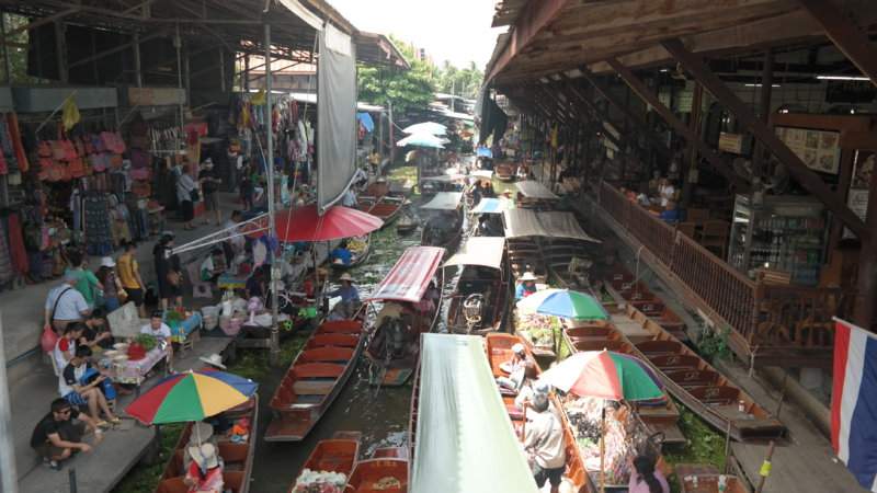 Tailândia | Bangkok | Damnoen Saduak Floating Market