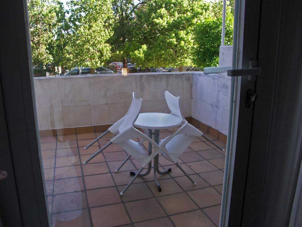 Terraço pertencente ao quarto