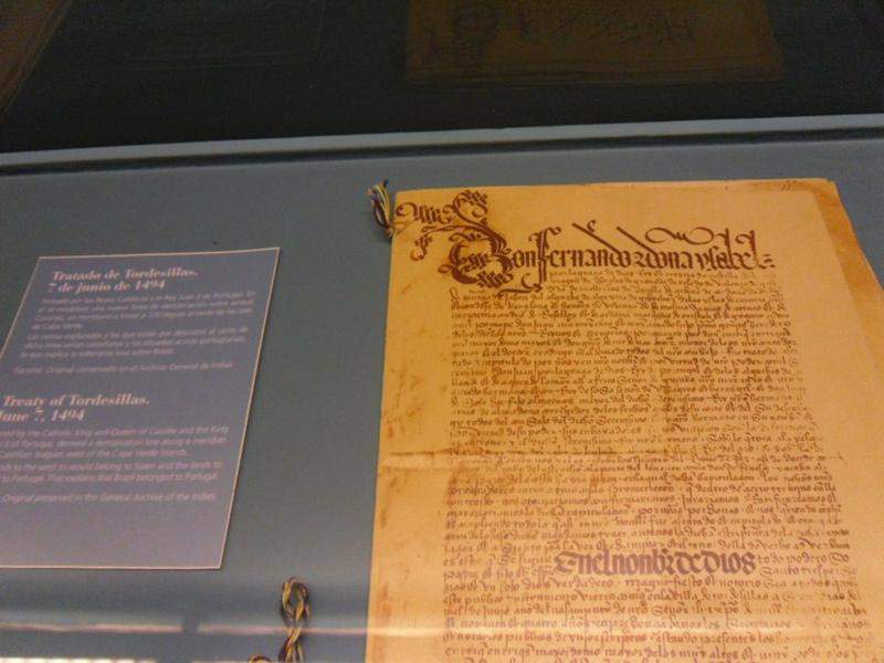 Tratado de Tordesilhas in Museo Colón